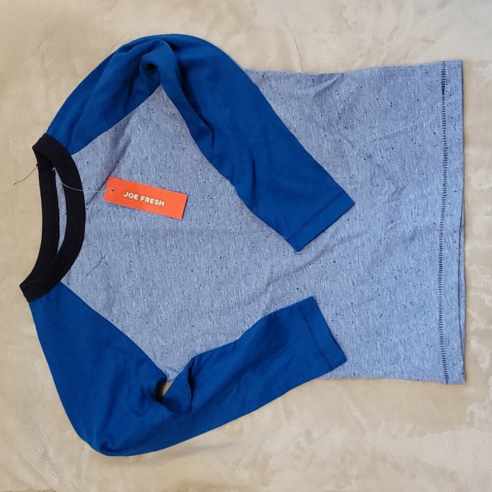Boys Long Sleeve Shirt,Blue, Joe Fresh